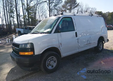 2024 Chevrolet Express Cargo Rwd 2500 Regular Wheelbase Wt from USA, damaged, VIN 1GCWGAF74R1184768